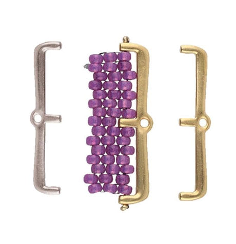 Cymbal Maronia lll-8/0 Bead Ending with Ring, 01297 Choose your color and quantity-2 pieces