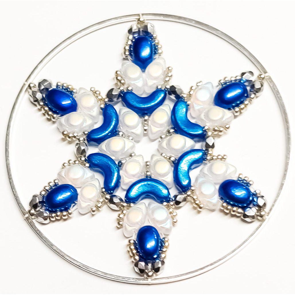 Mon Flocon Ornament Kit "My Snowflake" - par Puca-Paris-6 Colors, See description for more details
