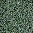 DB2312 11/0 Matte Opaque Glazed Basil Green AB Miyuki Delica 