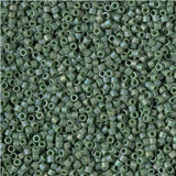 DB2312 11/0 Matte Opaque Glazed Basil Green AB Miyuki Delica 