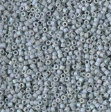 DB2320 11/0 Matte Opaque Glazed Shark Fin AB Miyuki Delica