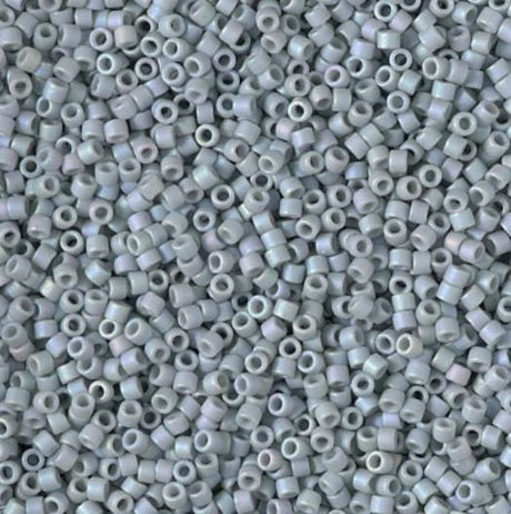 DB2320 11/0 Matte Opaque Glazed Shark Fin AB Miyuki Delica