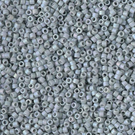 DB2320 11/0 Matte Opaque Glazed Shark Fin AB Miyuki Delica 