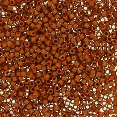 DB2352 11/0 Duracoat Opaque Dyed Terracotta Miyuki Delica