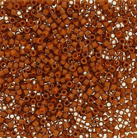 DB2352 11/0 Duracoat Opaque Dyed Terracotta Miyuki Delica 