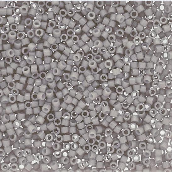 DB2366 11/0 Duracoat Opaque Dyed Mist Gray Miyuki Delica 