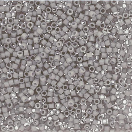 DB2366 11/0 Duracoat Opaque Dyed Mist Gray Miyuki Delica 