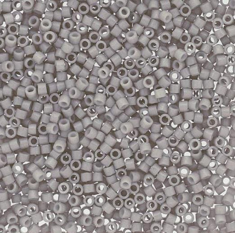DB2366 11/0 Duracoat Opaque Dyed Mist Gray Miyuki Delica