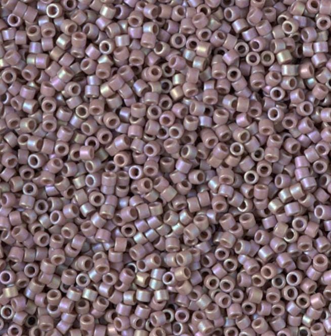 DB2321 11/0 Matte Opaque Glazed Dark Beige AB Miyuki Delica 