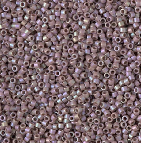 DB2321 11/0 Matte Opaque Glazed Dark Beige AB Miyuki Delica 