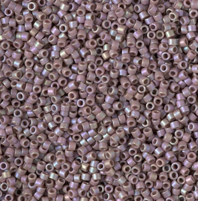 DB2321 11/0 Matte Opaque Glazed Dark Beige AB Miyuki Delica 