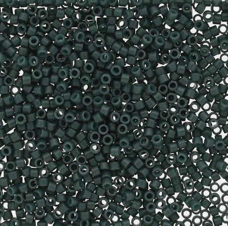 DB2358 11/0 Duracoat Opaque Dyed Evergreen Miyuki Delica 