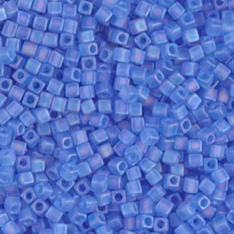 1.8mm Miyuki Cube Matte Sapphire AB SB18-150FR