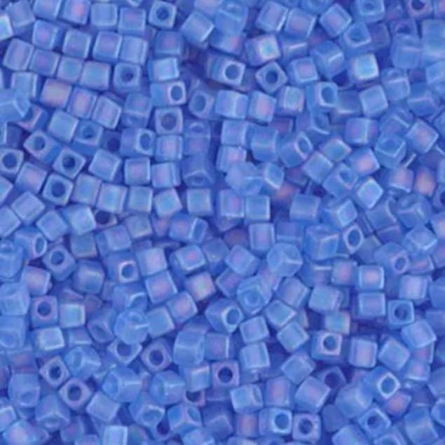 1.8mm Miyuki Cube Matte Sapphire AB SB18-150FR