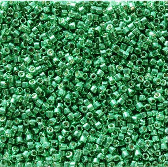 DB2505 11/0 Duracoat Galvanized Dark Mint Green Miyuki Delica