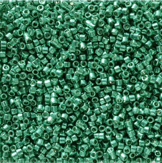 DB2506 11/0 Duracoat Galvanized Dark Aqua Green Miyuki Delica