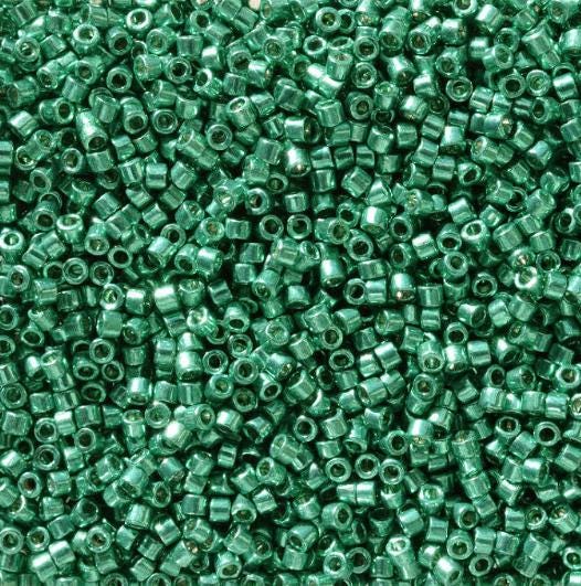 DB2506 11/0 Duracoat Galvanized Dark Aqua Green Miyuki Delica