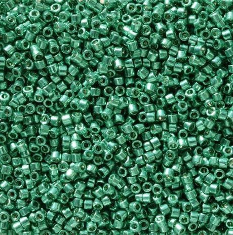 DB2506 11/0 Duracoat Galvanized Dark Aqua Green Miyuki Delica