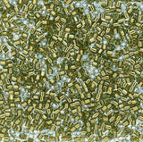 DB2522 11/0 Golden Mint Special Plating / 24K Gold Lined Miyuki Delica