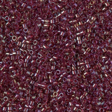 DB2375 11/0 Inside Dyed Red Miyuki Delica 