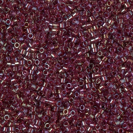 DB2375 11/0 Inside Dyed Red Miyuki Delica 