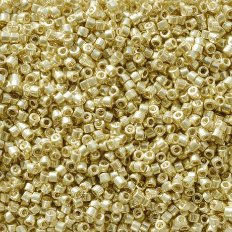 DB2502 11/0 Duracoat Galvanized Yellow Miyuki Delica 