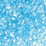 Mini GemDuo Aqua AB, 2-Hole Matubo Czech beads 6x4mm, 50 beads