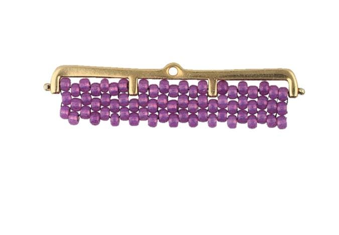 Cymbal Maronia 4-8/0 Bead Ending with Ring, 012975 Choose your color and quantity-2 pieces