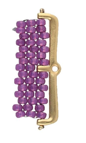 Cymbal Maronia lll-8/0 Bead Ending with Ring, 01297 Choose your color and quantity-2 pieces