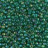 8-179 Transparent Green AB Miyuki Seed Beads