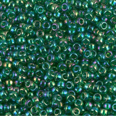 8-179 Transparent Green AB Miyuki Seed Beads