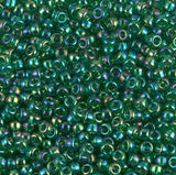8-179 Transparent Green AB Miyuki Seed Beads 8/0