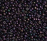 11-454 Metallic Dark Plum Iris, Miyuki Seed Bead 11/0