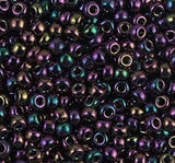 8-454 Metallic Dark Plum Irisr, Miyuki Seed Bead 8/0