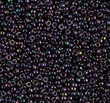 15-454 Metallic Dark Plum Iris, Miyuki Seed Bead 15/0