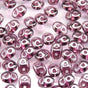 SuperDuo Amethyst Luster, Czech Glass 2-hole bead 2.5mm x 5mm-20060-14400, 10 grams