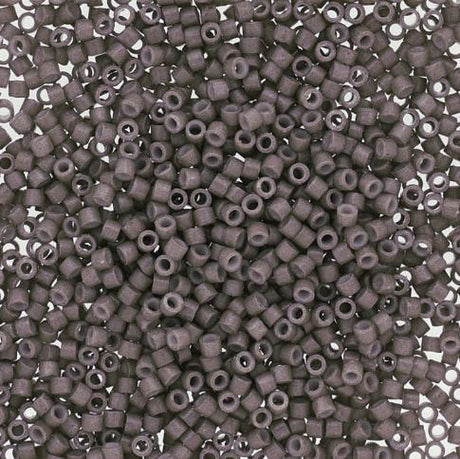 DB2367 11/0 Duracoat Opaque Dyed Seal Gray Miyuki Delica 