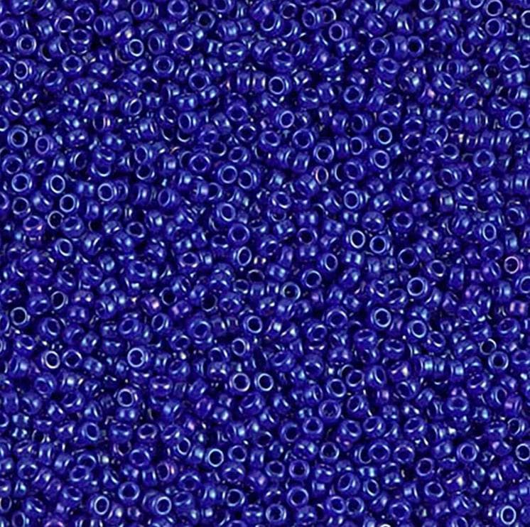 15-1945 Opaque Cobalt Luster, Miyuki Seed Bead 15/0