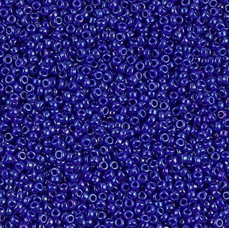 15-1945 Opaque Cobalt Luster, Miyuki Seed Bead 15/0