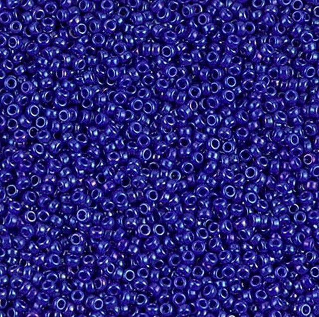 15-1945 Opaque Cobalt Luster, Miyuki Seed Bead 15/0