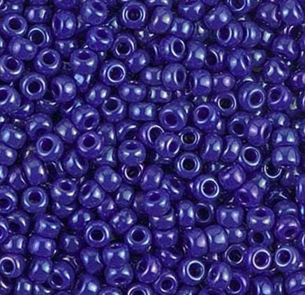 8-1945 Opaque Cobalt Luster, Miyuki Seed Bead 8/0