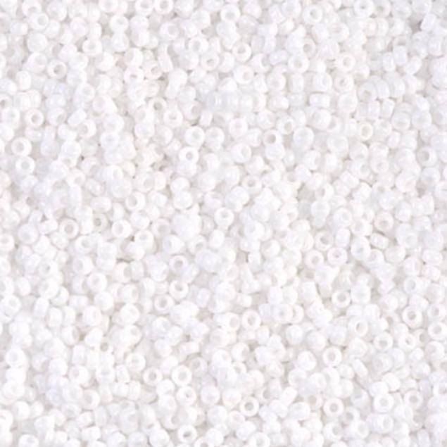 15-402 Opaque White Miyuki Seed Beads