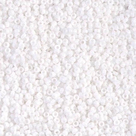 15-402 Opaque White Miyuki Seed Beads