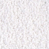 15-402 Opaque White Miyuki Seed Beads 15/0