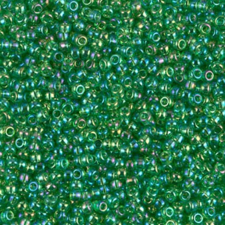 11-179L Transparent Light Green AB Miyuki Seed Beads