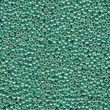 15-4214 Duracoat Galvanized Dark Green Mint, Miyuki Seed Bead, 15/0