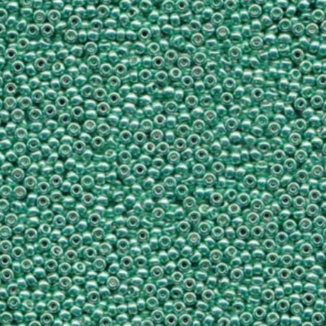 15-4214 Duracoat Galvanized Dark Green Mint, Miyuki Seed Bead, 15/0