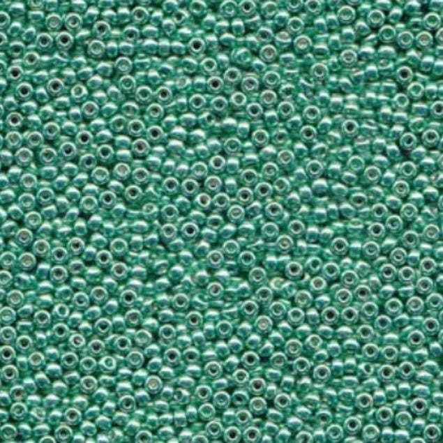 15-4214 Duracoat Galvanized Dark Green Mint, Miyuki Seed Bead, 15/0