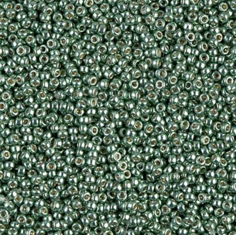 15-4215 Duracoat Galvanized Sea Green, Miyuki Seed Bead, 15/0
