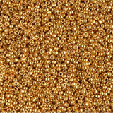 15-4203 Duracoat Galvanized Yellow Gold, Miyuki Seed Bead, 15/0